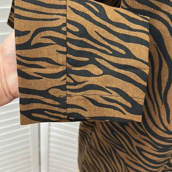 Lipslide Blazer Jacket XL Linen Blend Lightweight NWOT - Picture 8 of 11